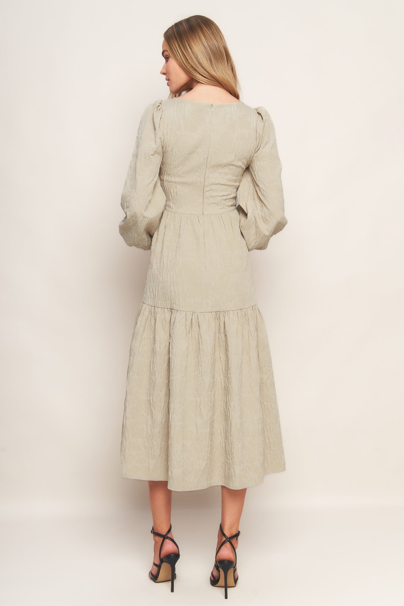 NEBULA NIGHTS WOVEN MIDI DRESS Flying Tomato